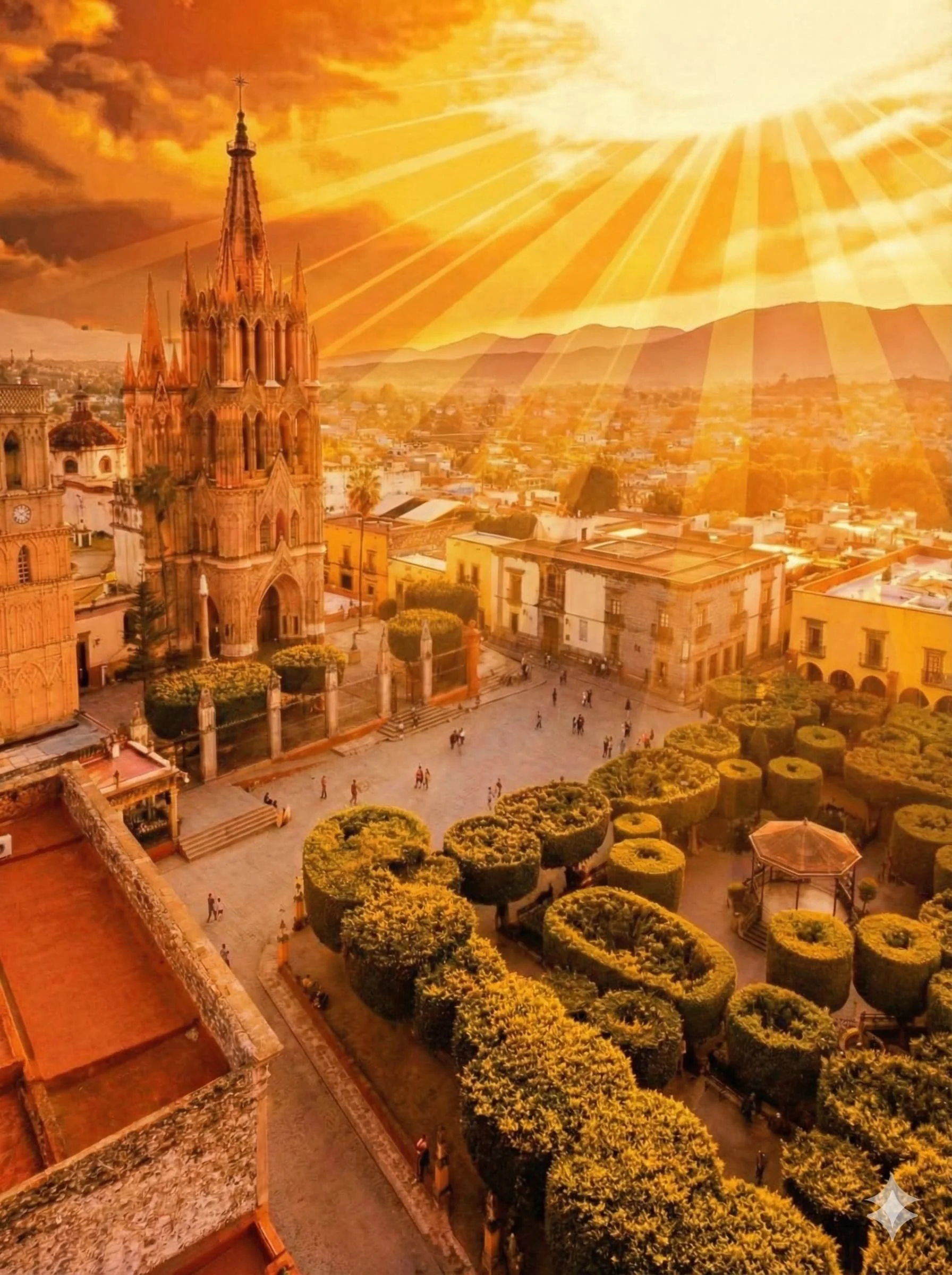 The historic center of San Miguel de Allende, Mexico – the training grounds for Mark Saint Personal Training and Sovereign Mentorship