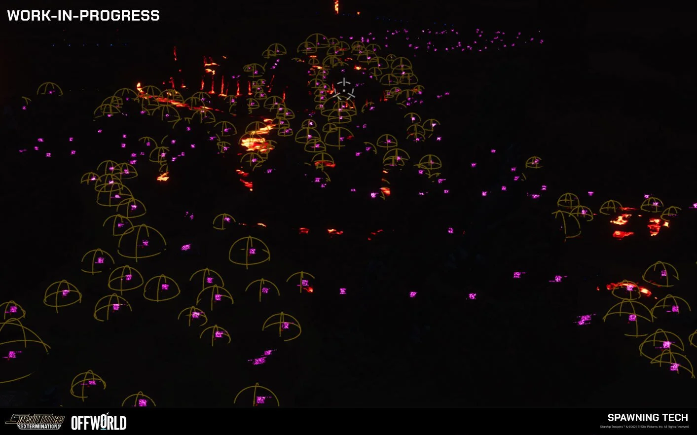 Update 1.6 - New Spawning System
 
Hand-placed countless enemy spawners and curated them per mission