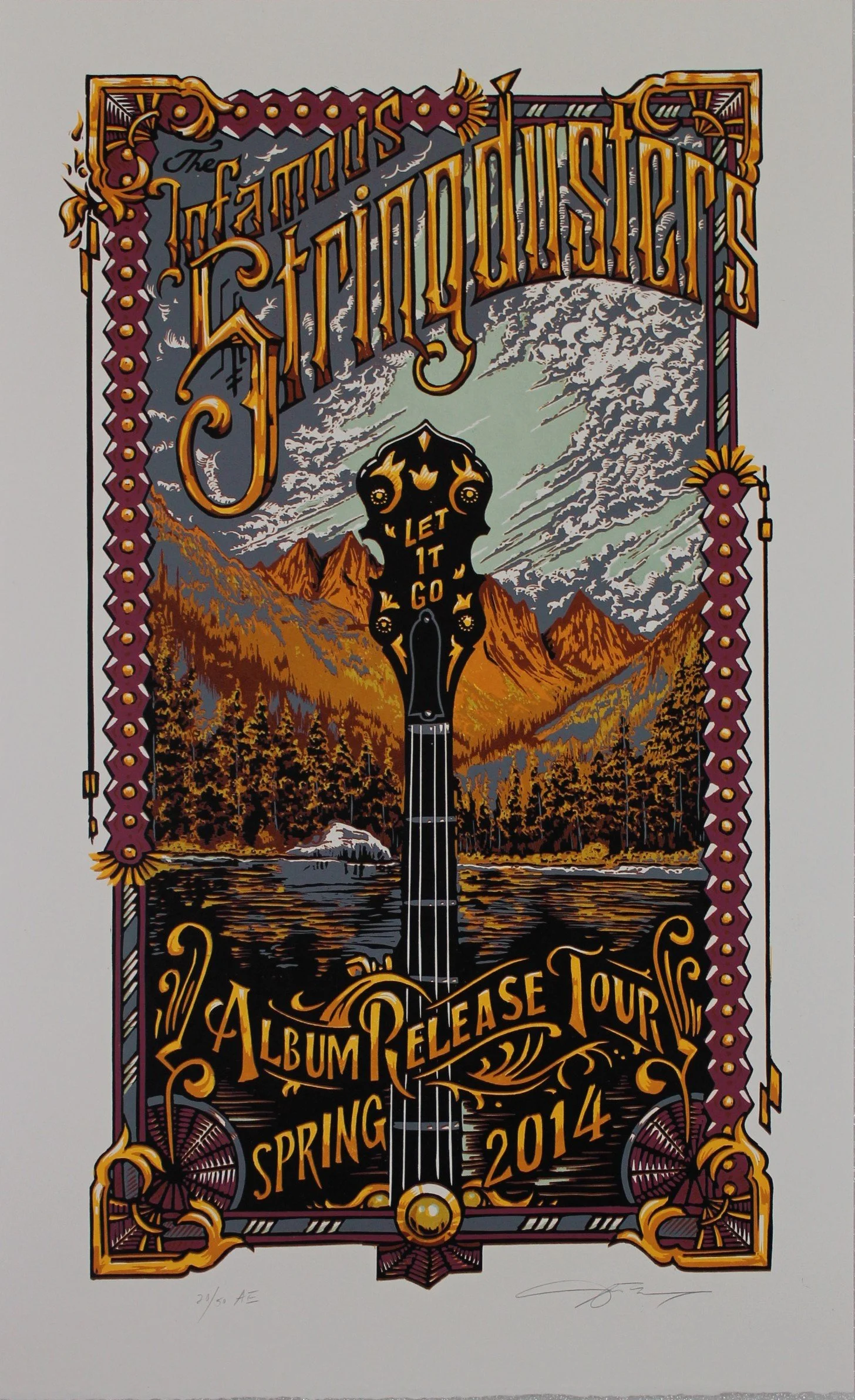 Infamous Stringdusters Album Release Tour Spring 2014 by AJ Masthay