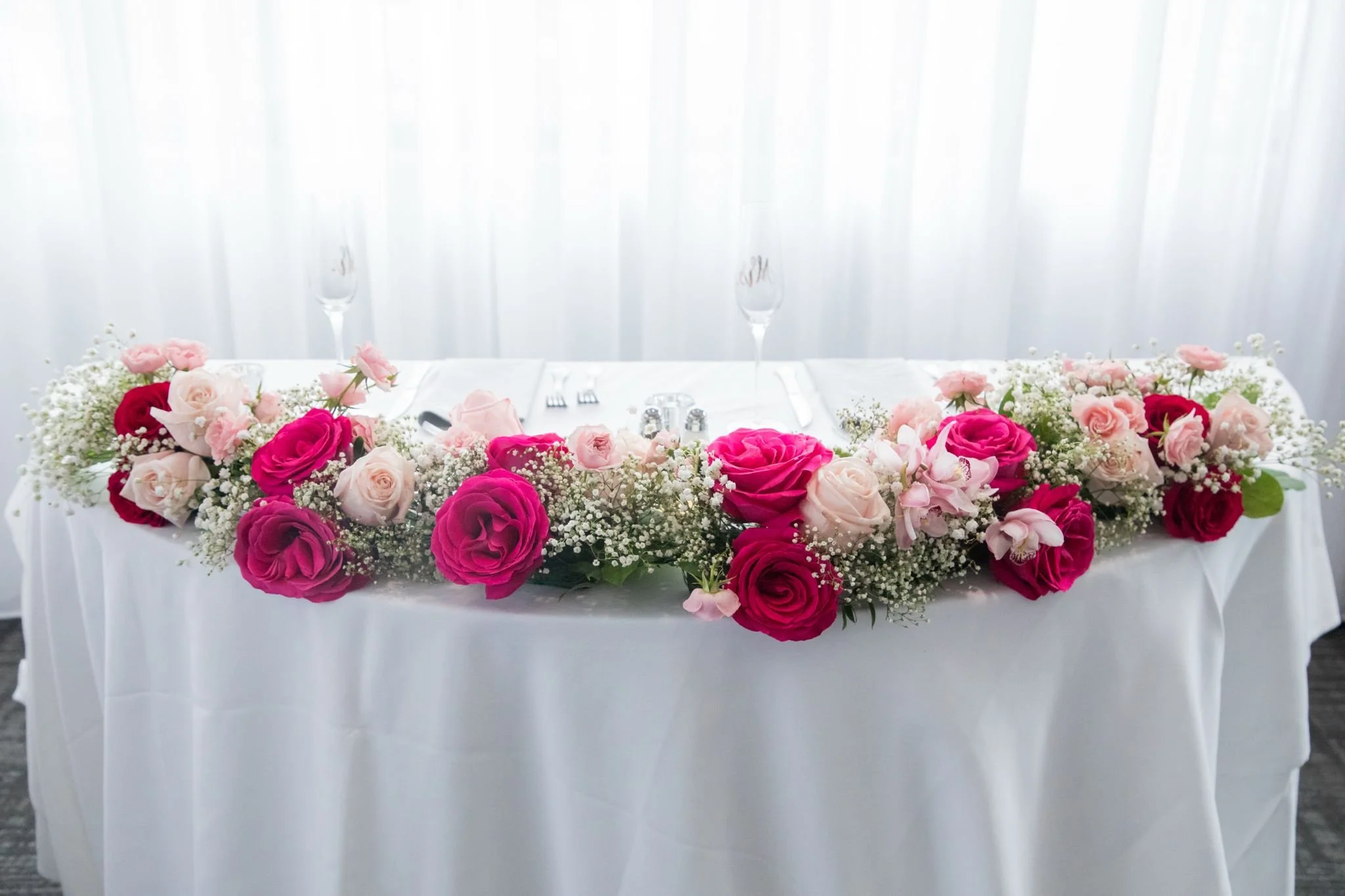 Wedding floral portfolio showcase