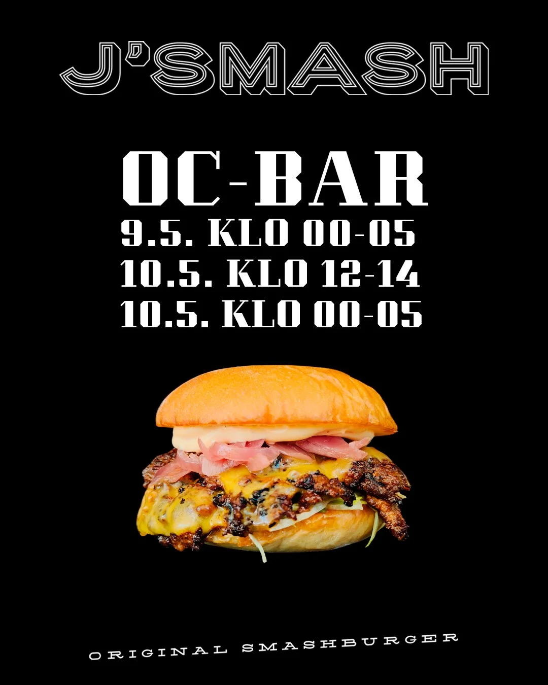 J'SMASH

Koskenparras 5, Imatra

9.5. klo 00-05
10.5. klo 12-14
10.5. klo 00-05

Tervetuloa burgerille 🍔👌

#burger #imatra #gosaimaa