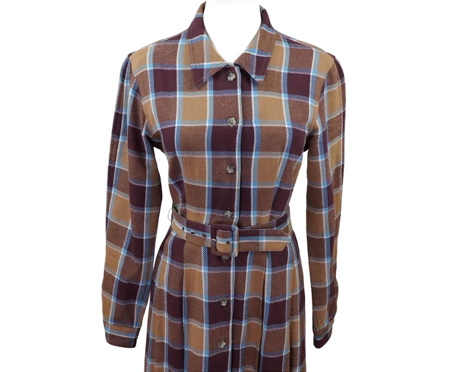 Armani Jeans founding era cotton twill button front placket close up