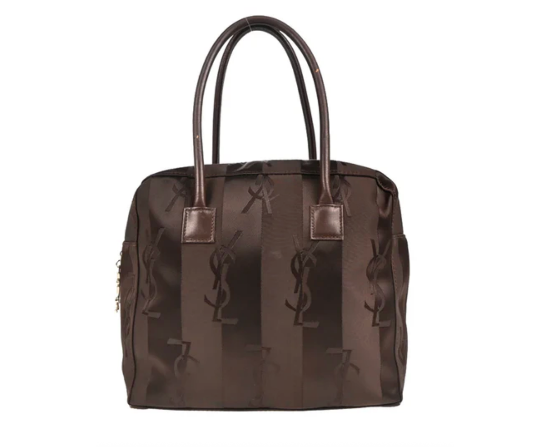 Yves Saint Laurent Rive Gauche by Tom Ford Satin Monogram Handbag 1990s