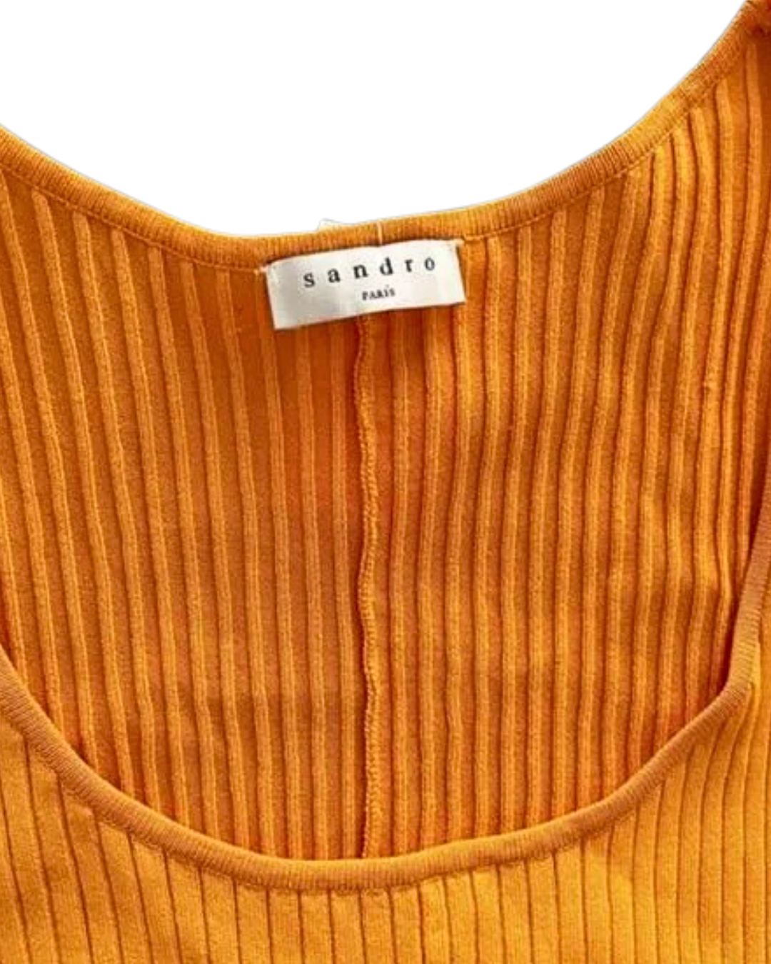 Sandro Paris brand label SMCP 53% viscose 47% polyamide size XS pre-owned dress