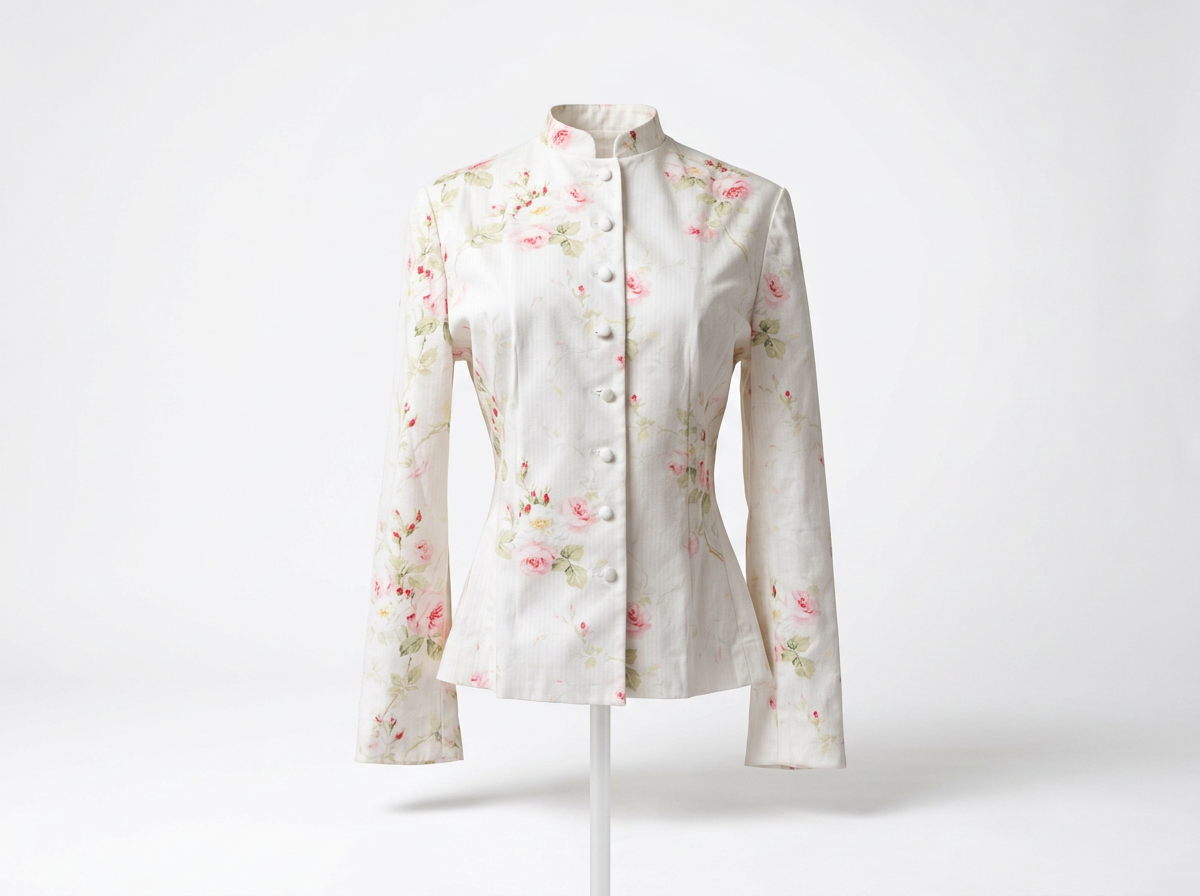 Ralph Lauren S/S 2003 Rose Print Victorian Blazer