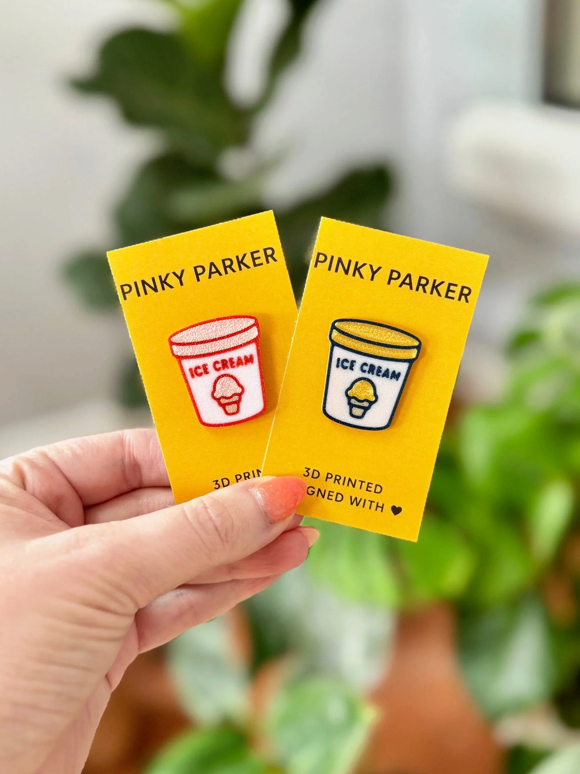 Ice Cream - pink/red