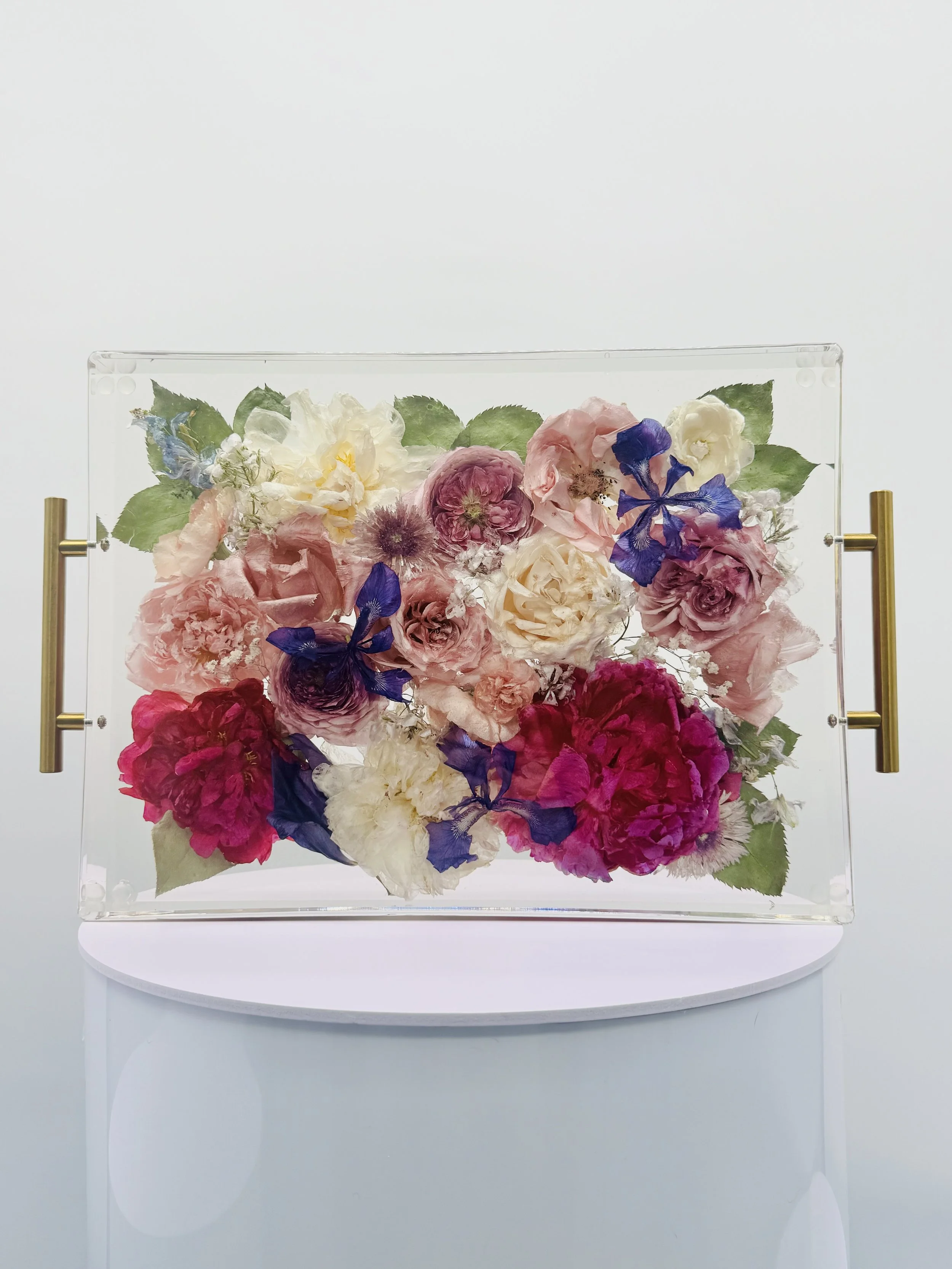 Floral Serving Tray | Wedding Bouquet & Memorial Flower Preservation