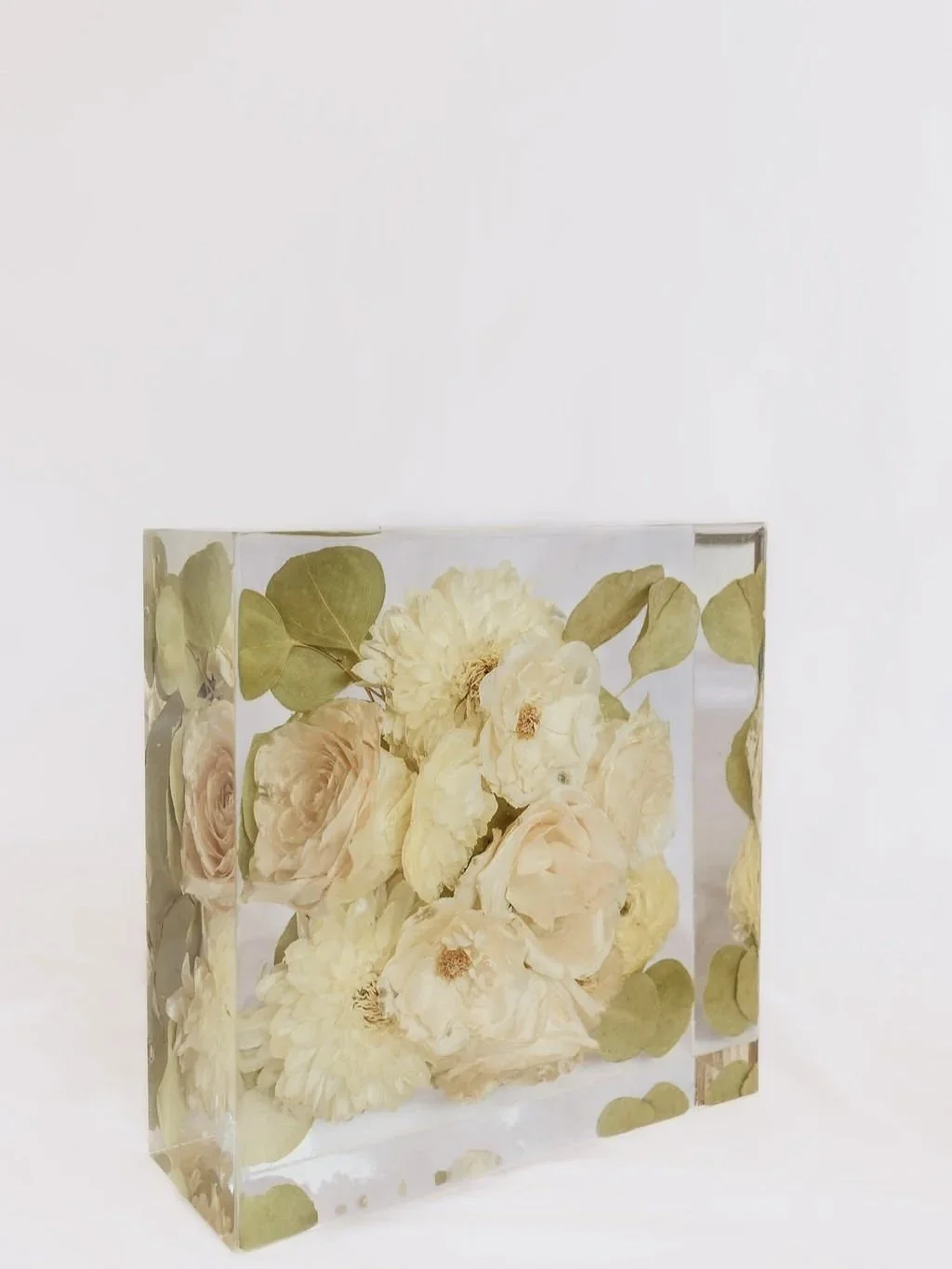 resin flower block