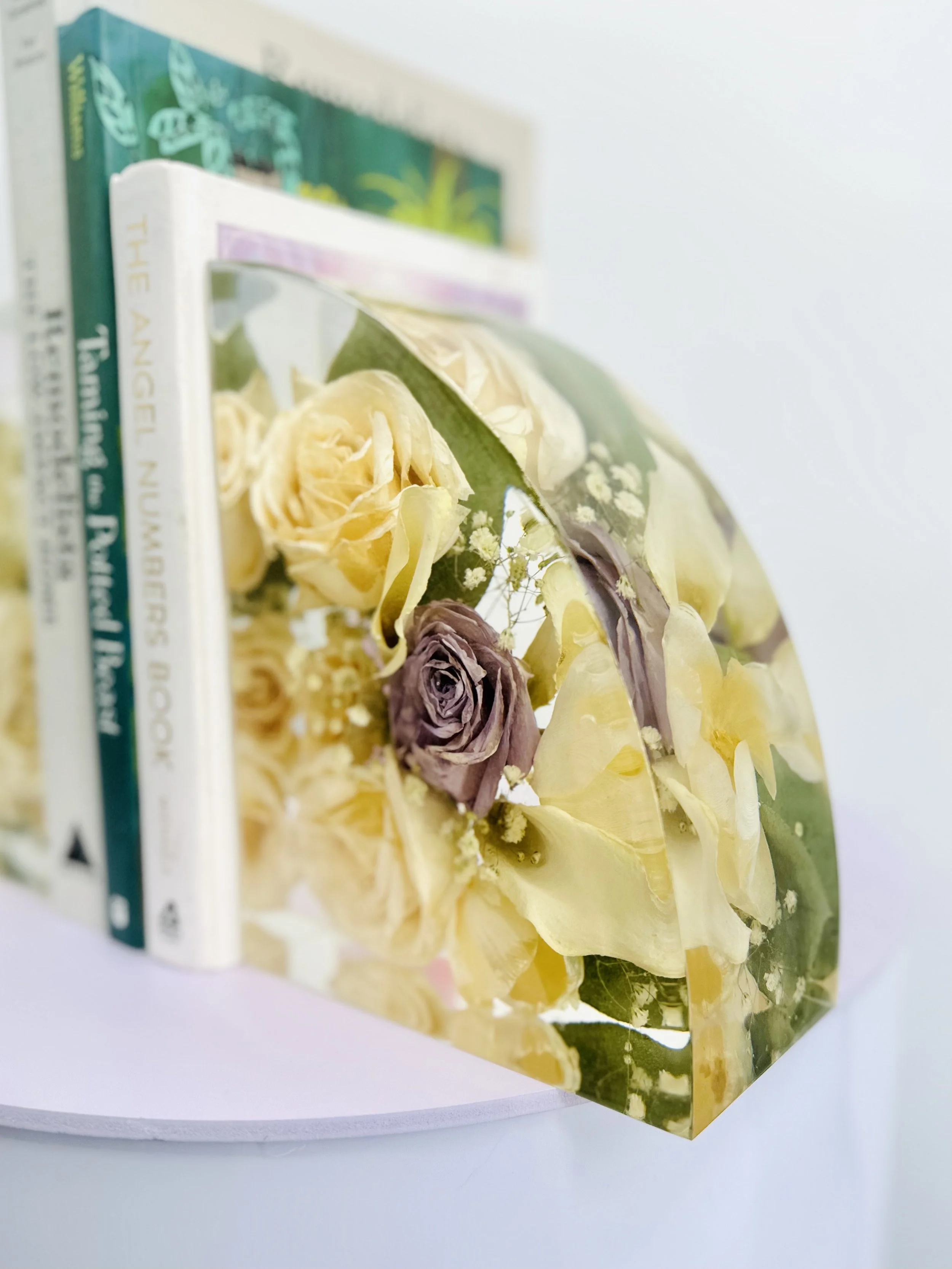 Floral Bookends | Wedding & Memorial Flower Preservation