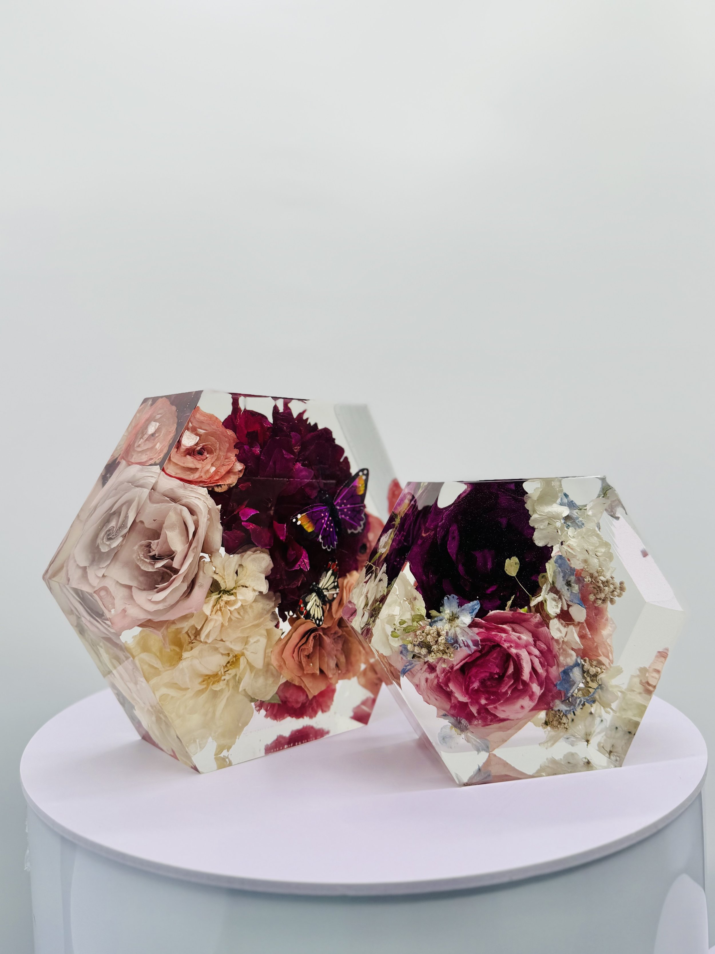 Floral Hexagons | Wedding Bouquet & Memorial Flower Preservation