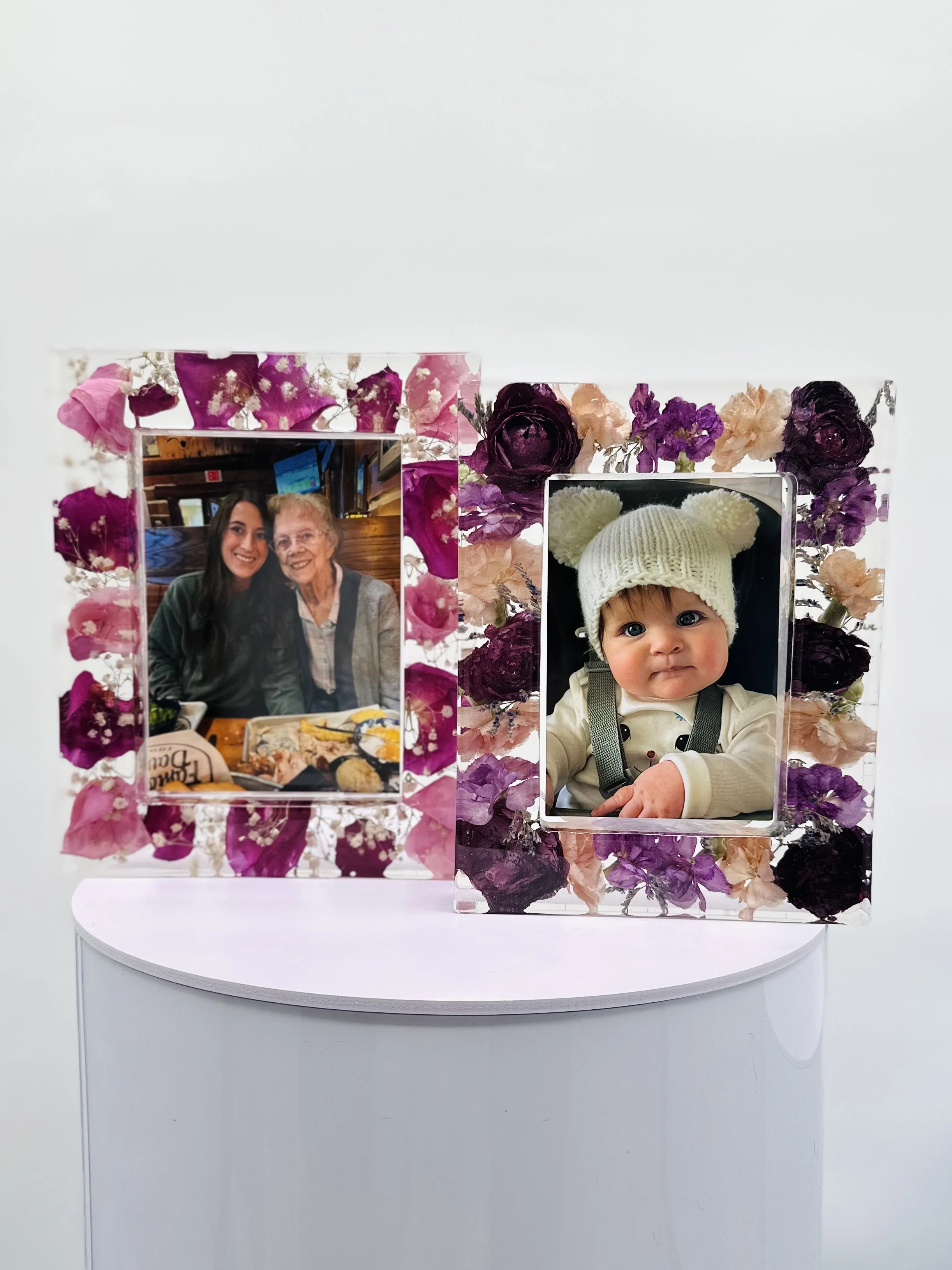 Keepsake Floral Frames | Wedding & Memorial Flower Preservation | 1.5" Depth