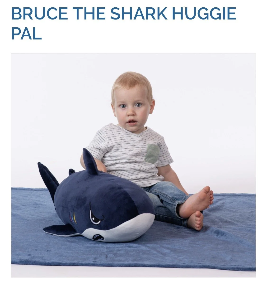 Bruce the Shark Huggie Pal