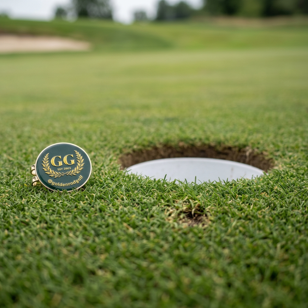 Goldenrod Golf Ball Marker