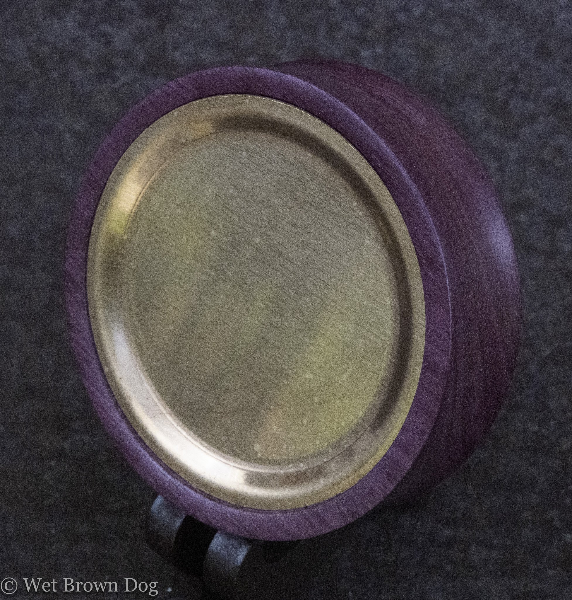 Purpleheart - Copper over Glass