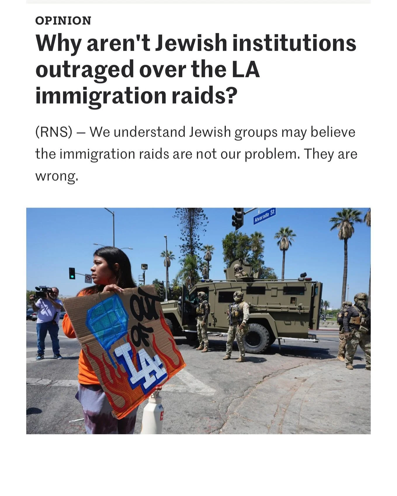 NEW OP-ED from Jewish Partnership for Los Angeles.

We wrote this piece because immigrant justice is a core Jewish value&mdash;and we were taught not to be daunted by the enormity of the world&rsquo;s injustice but to take action. Please read it and 