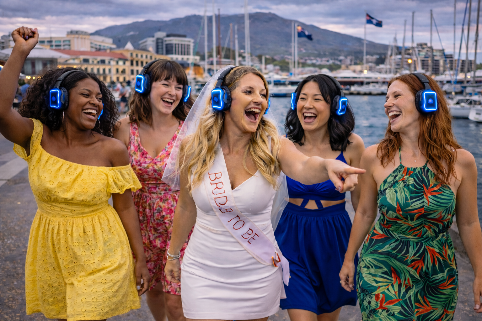 Silent disco walking tours Hobart