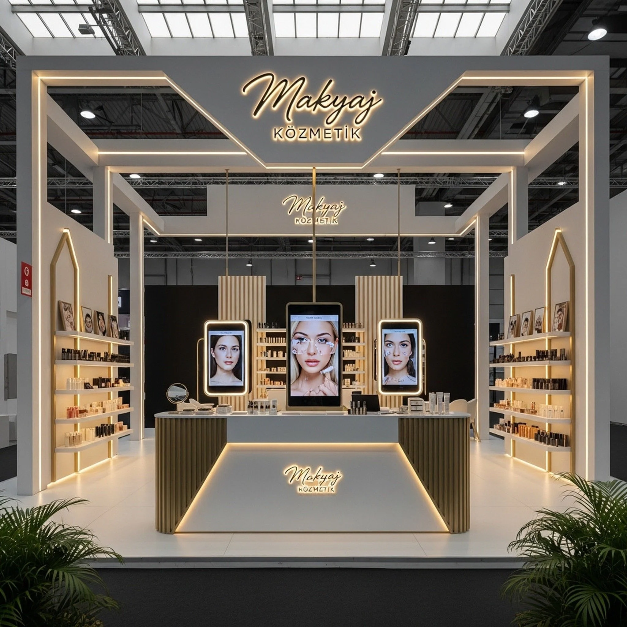 Custom booth designs for exhibitions, trade shows, and brand activations. From concept and 3D rendering to fabrication and on-site install — every booth built to make your brand the one people remember on the floor.