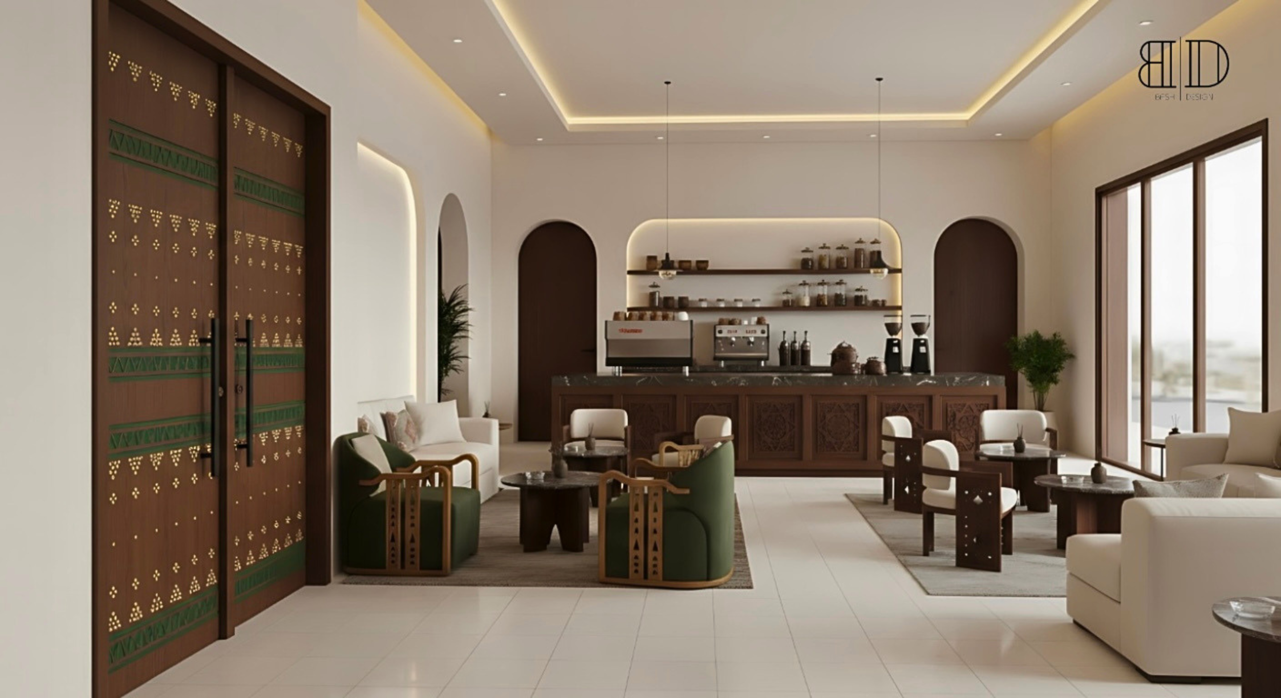 Dallah is a story of tradition meeting modern hospitality. Named after the iconic Arabian coffee pot, the brand was built to honor the ritual of coffee in the Middle East — while bringing that ritual into a contemporary, refined experience.