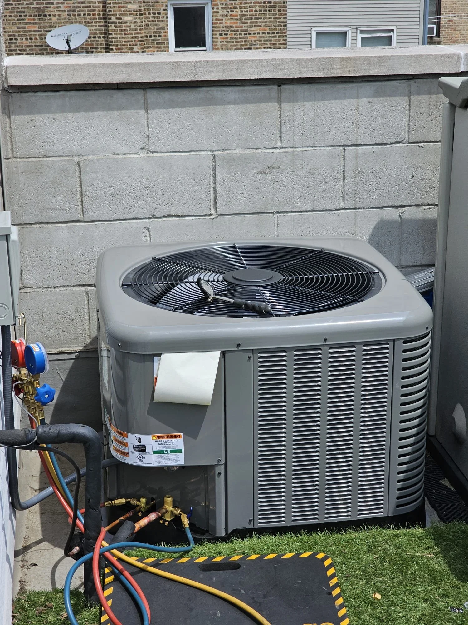 Outdoor air conditioning unit Installation