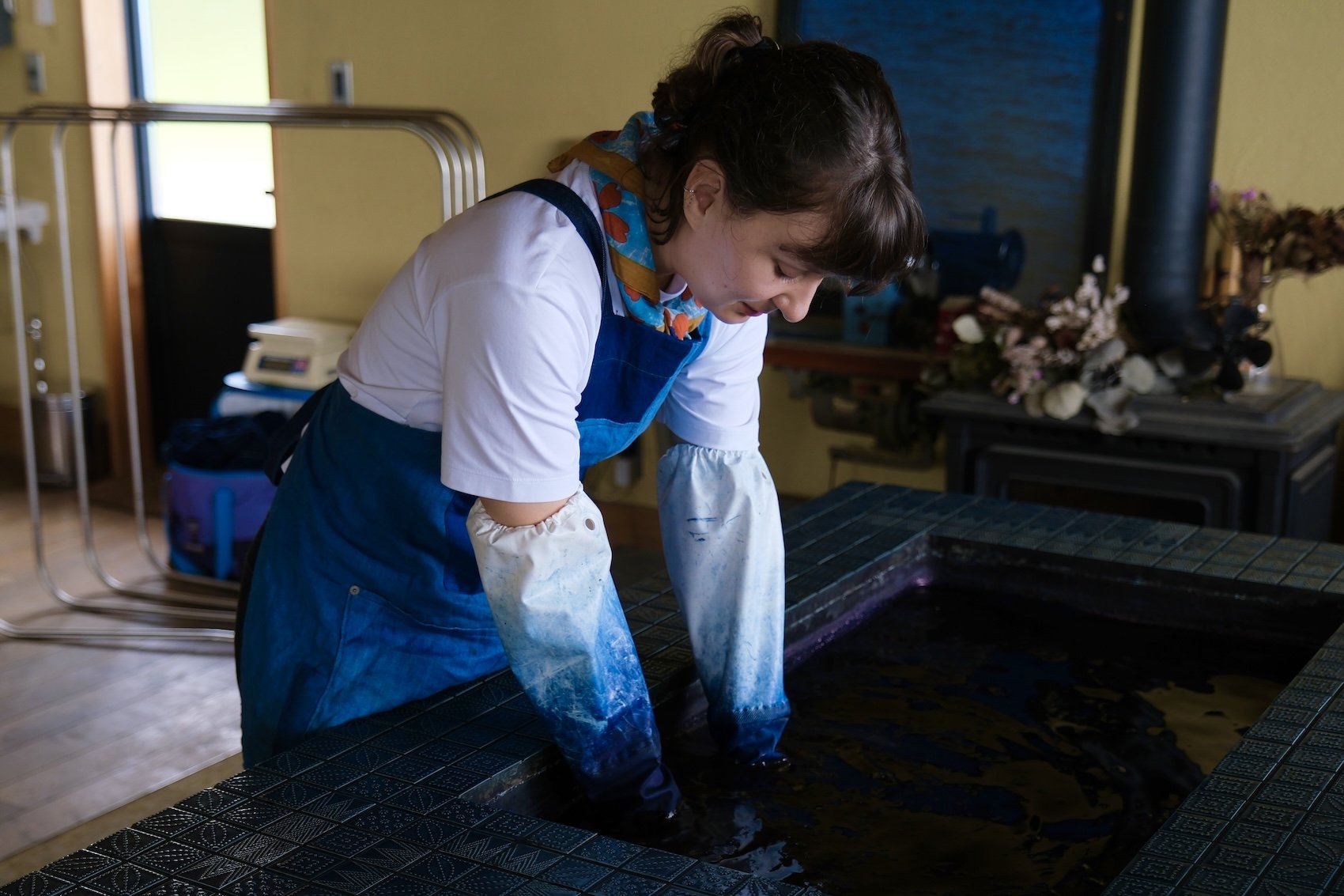 Japan — Inner Japan × Sensory Travel: Kristina Minami learning indigo dyeing, Awaji Island