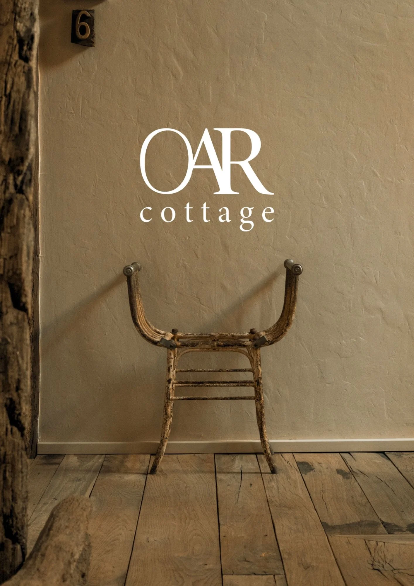 OAR Cottage interior details and the final guest guide page