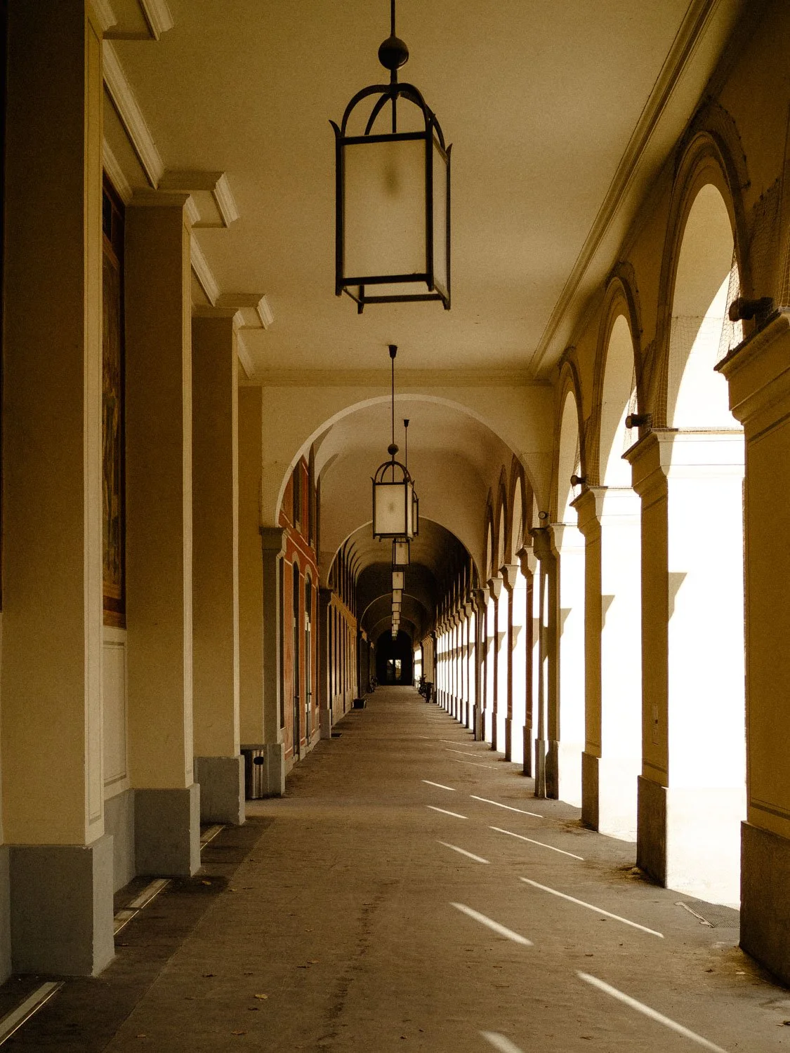 Winter light in the Hofgarten, Munich, Germany