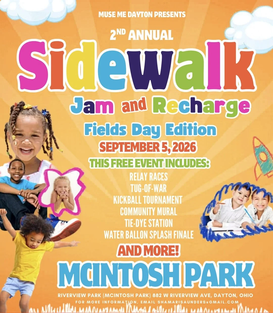Sidewalk Jam &amp; Recharge: Fields Day Edition