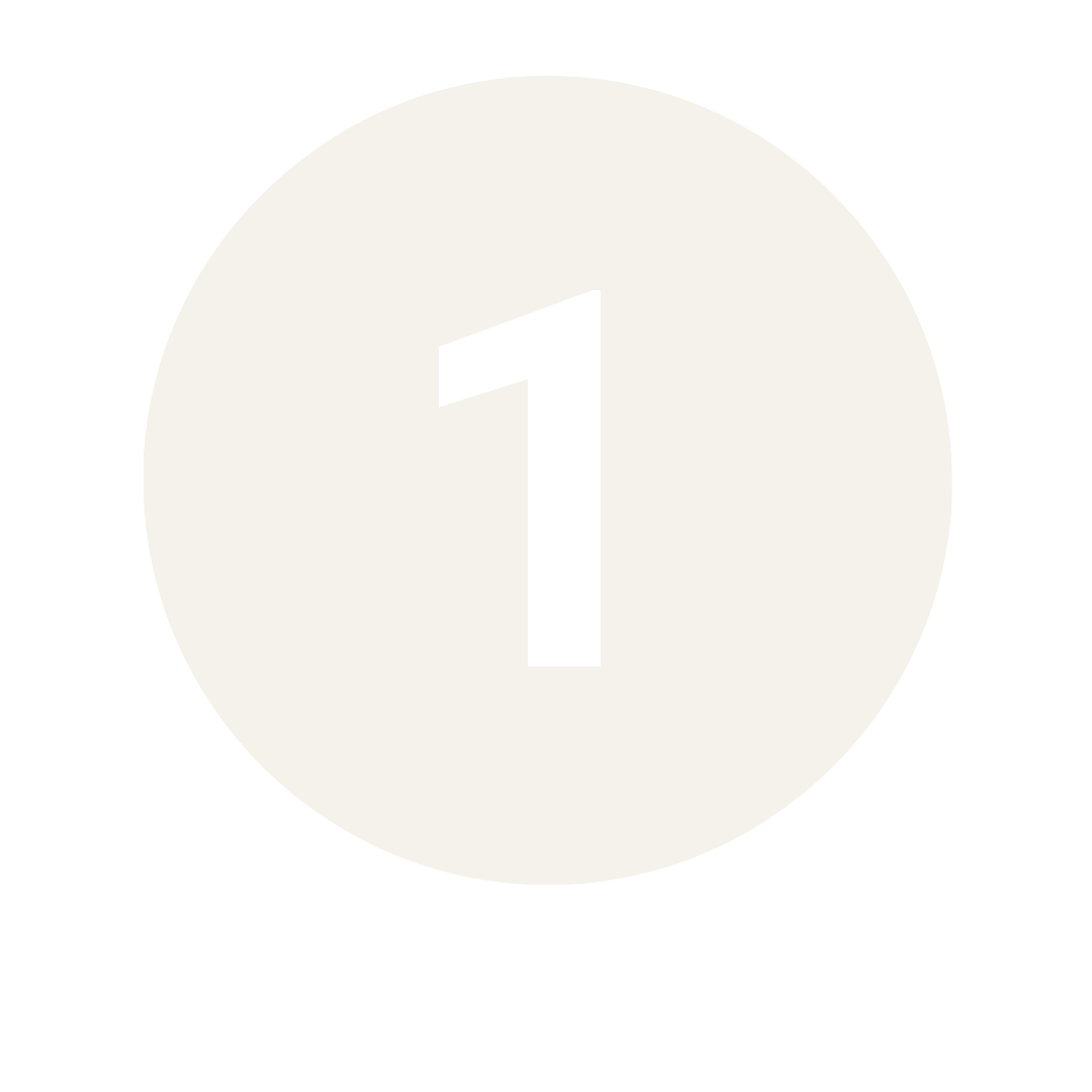 Number 1 inside a white circle on a black background.