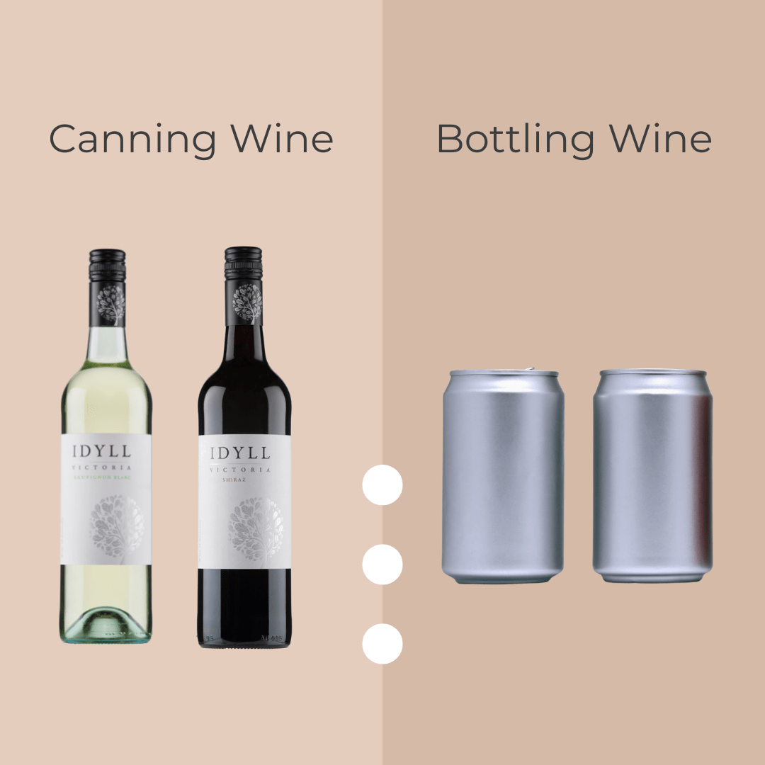 Canning wine and bottling wine. How do they differ?