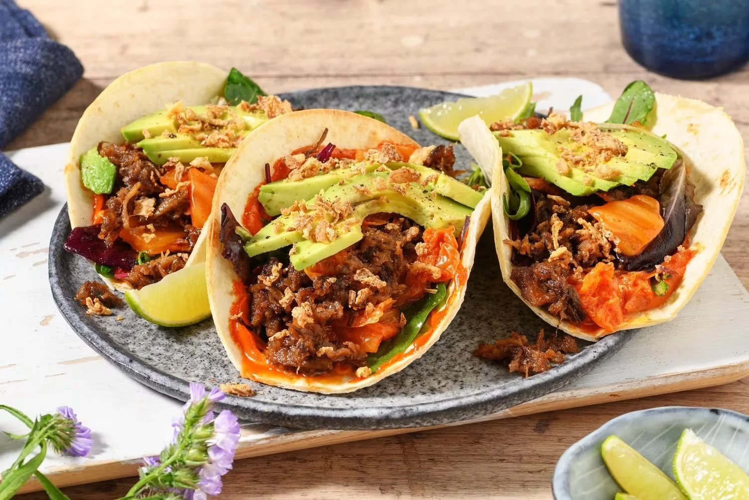 Bulgogi Fable Mushroom and Kimchi Tacos.jpeg