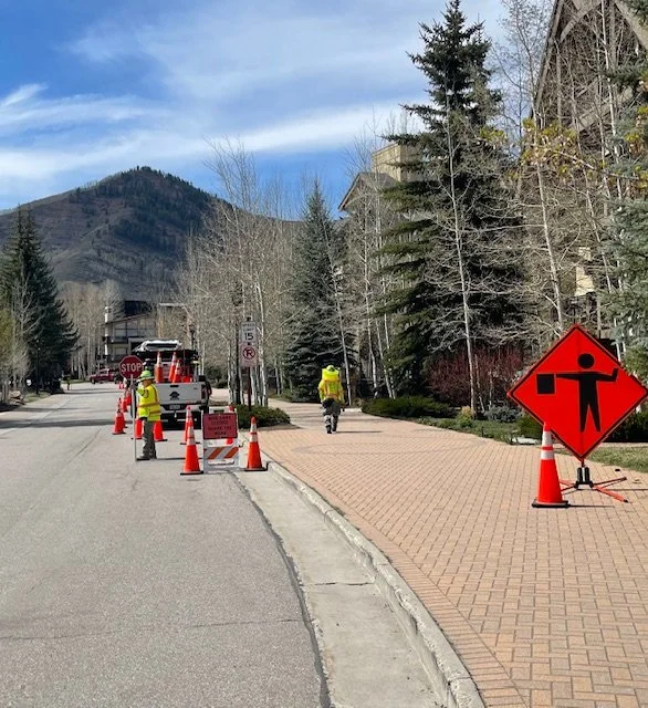 Flagging Operation - Flagger -Colorado