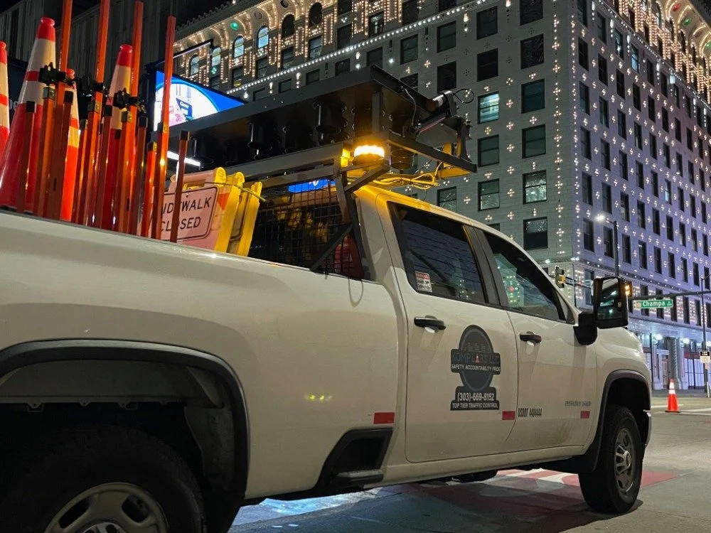 Traffic Control Truck, Long Term Traffic Control Solutions Colorado by Komp Labs LLC