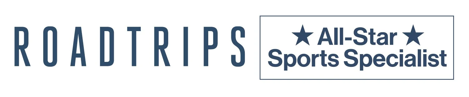 Roadtrips All-Star Sports Specialist logo with stylized text and stars.
