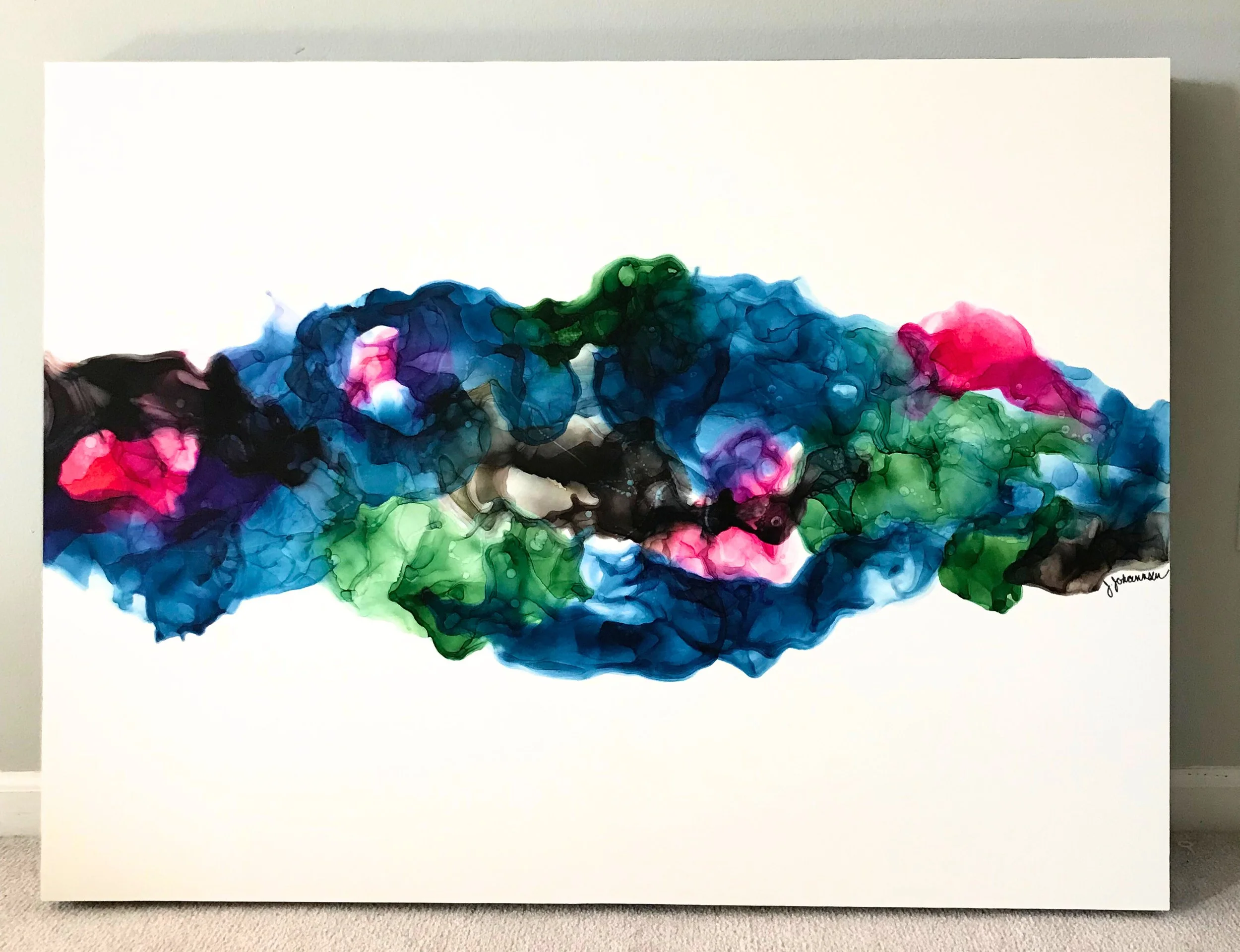 Client Commission - 24 x 36 ink on claybord