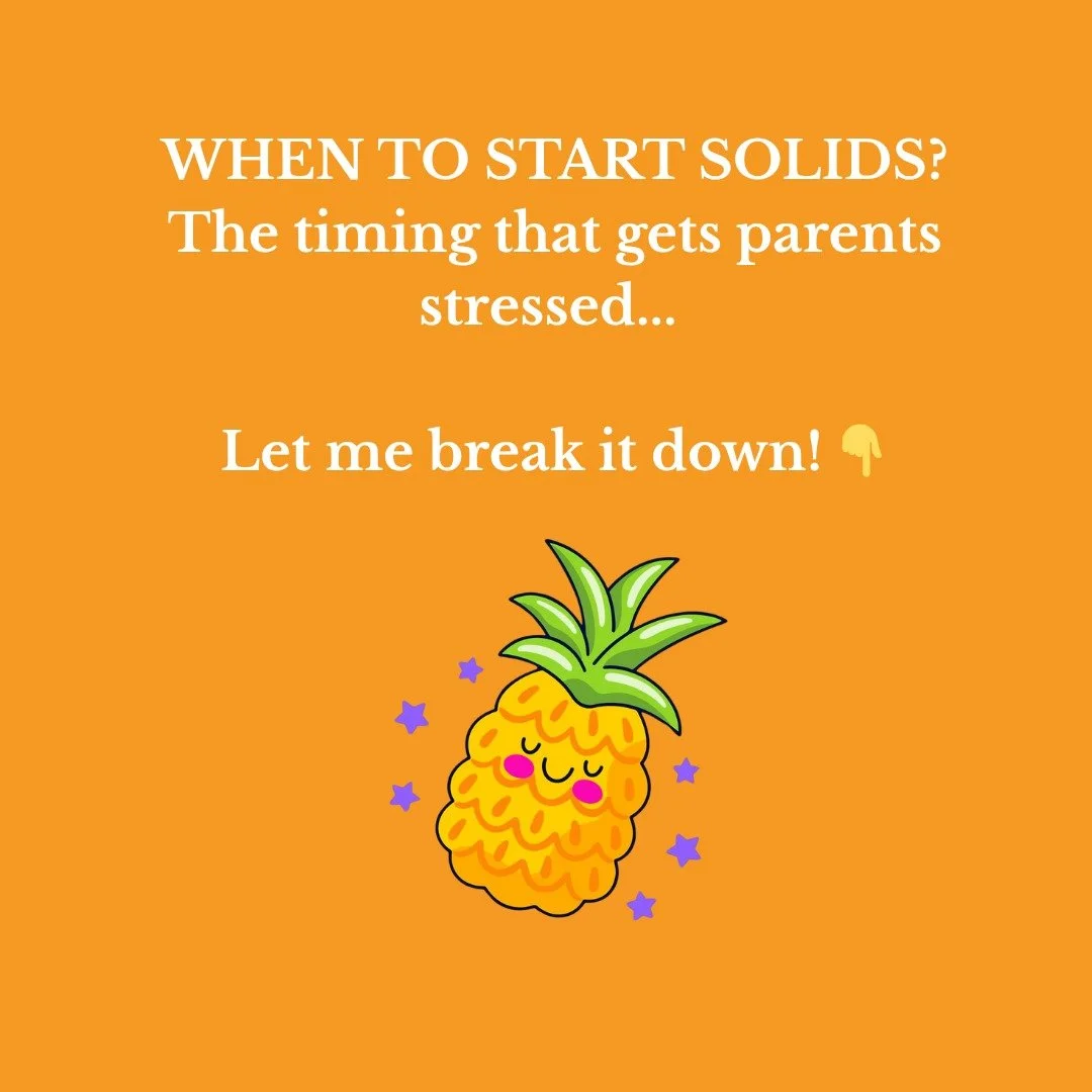 The timing question that keeps parents awake at night! 😴 Here's what the research shows about when to start solids. Remember - every baby is different, but these guidelines help ensure optimal nutrition and development. What was your experience? 

R