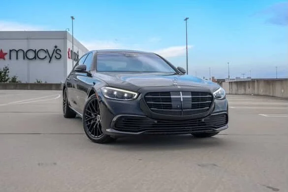 Mercedes S580 premium luxury sedan rental in New York City and Long Island