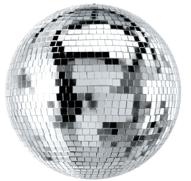Espejo de bola de discoteca