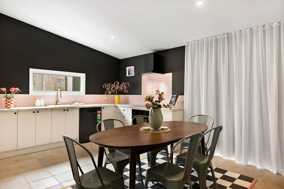 kitchen in sage cottage