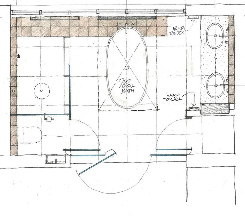Master ensuite plan