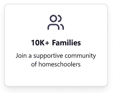 10k Families, Join a supportive community of homeschoolers