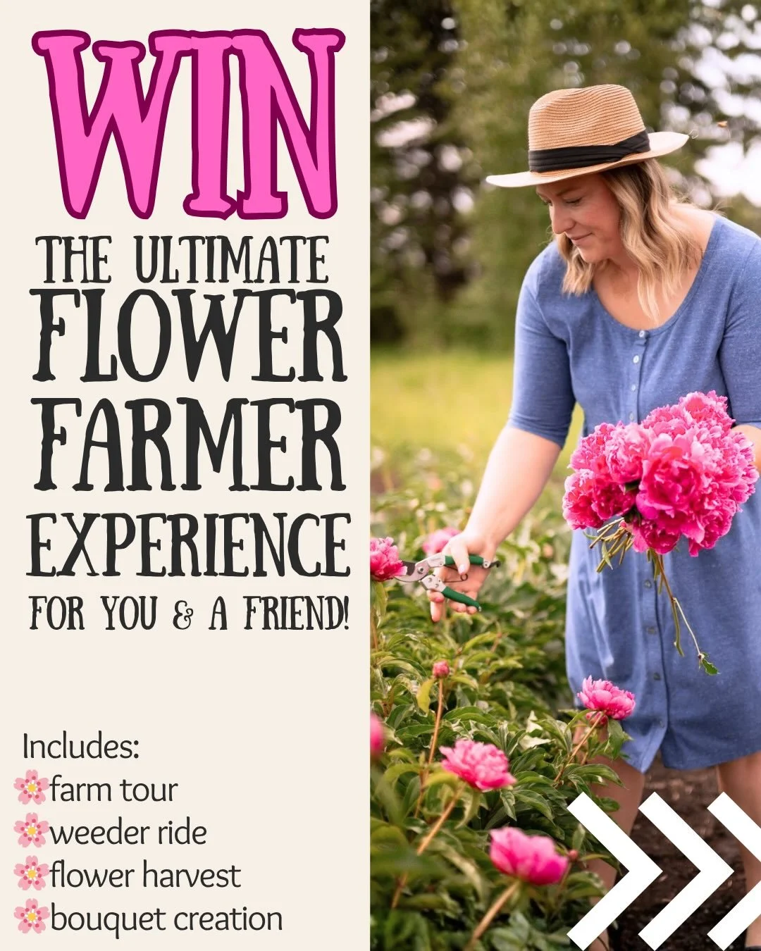 👩🏼&zwj;🌾For the first time, we&rsquo;re offering the chance to be a flower farmer! (For an evening)👩🏼&zwj;🌾 

This summer, one lucky person and their flower loving friend will spend an evening with us at Forcade Farms (in Sturgeon County), tour