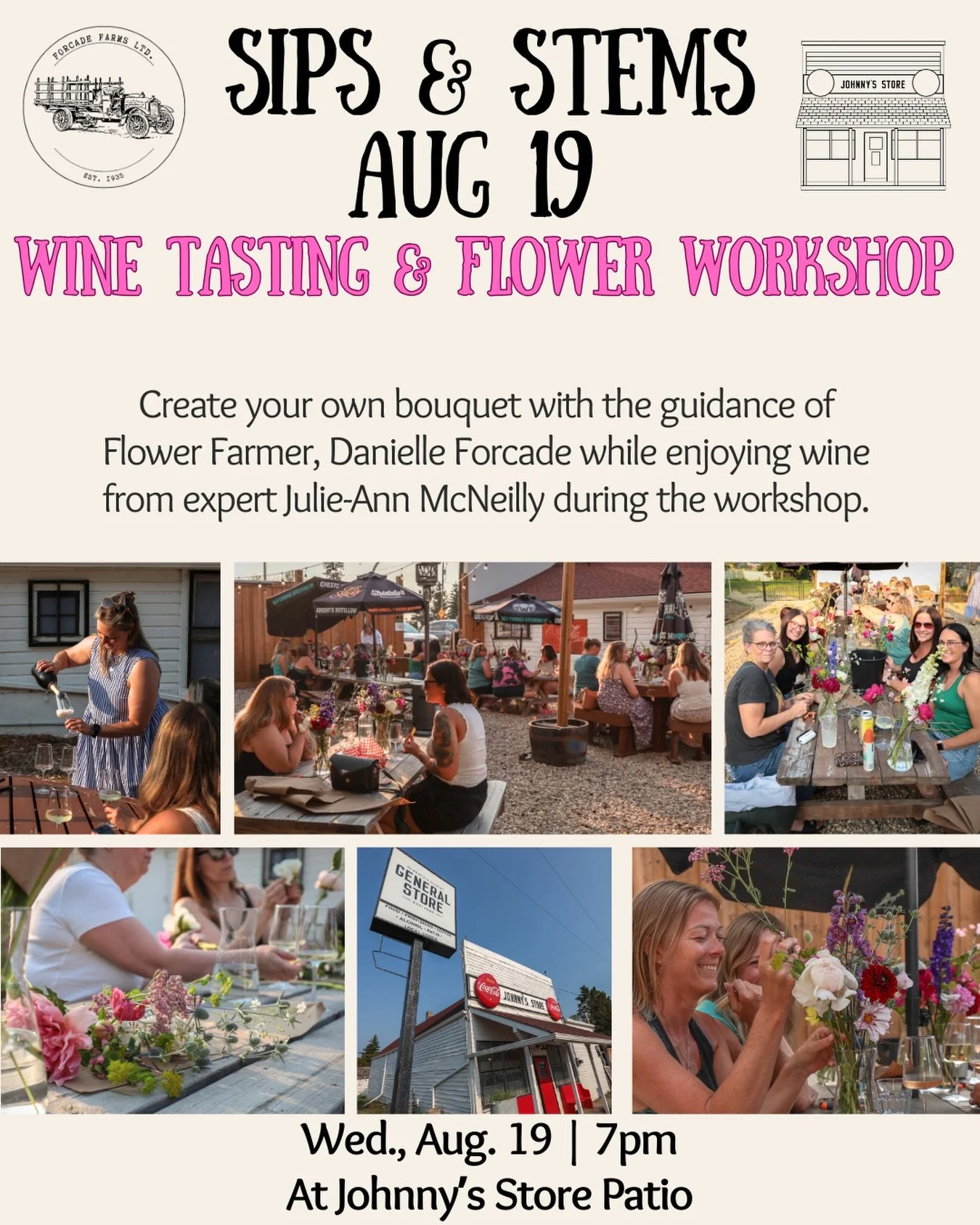 NEW DATE! 

Our Aug. 20 workshop sold out so quick! We&rsquo;re adding another August date, snag your tickets before they&rsquo;re gone! 

Tickets can be purchased through our website forcadefarms.ca (link in the bio)