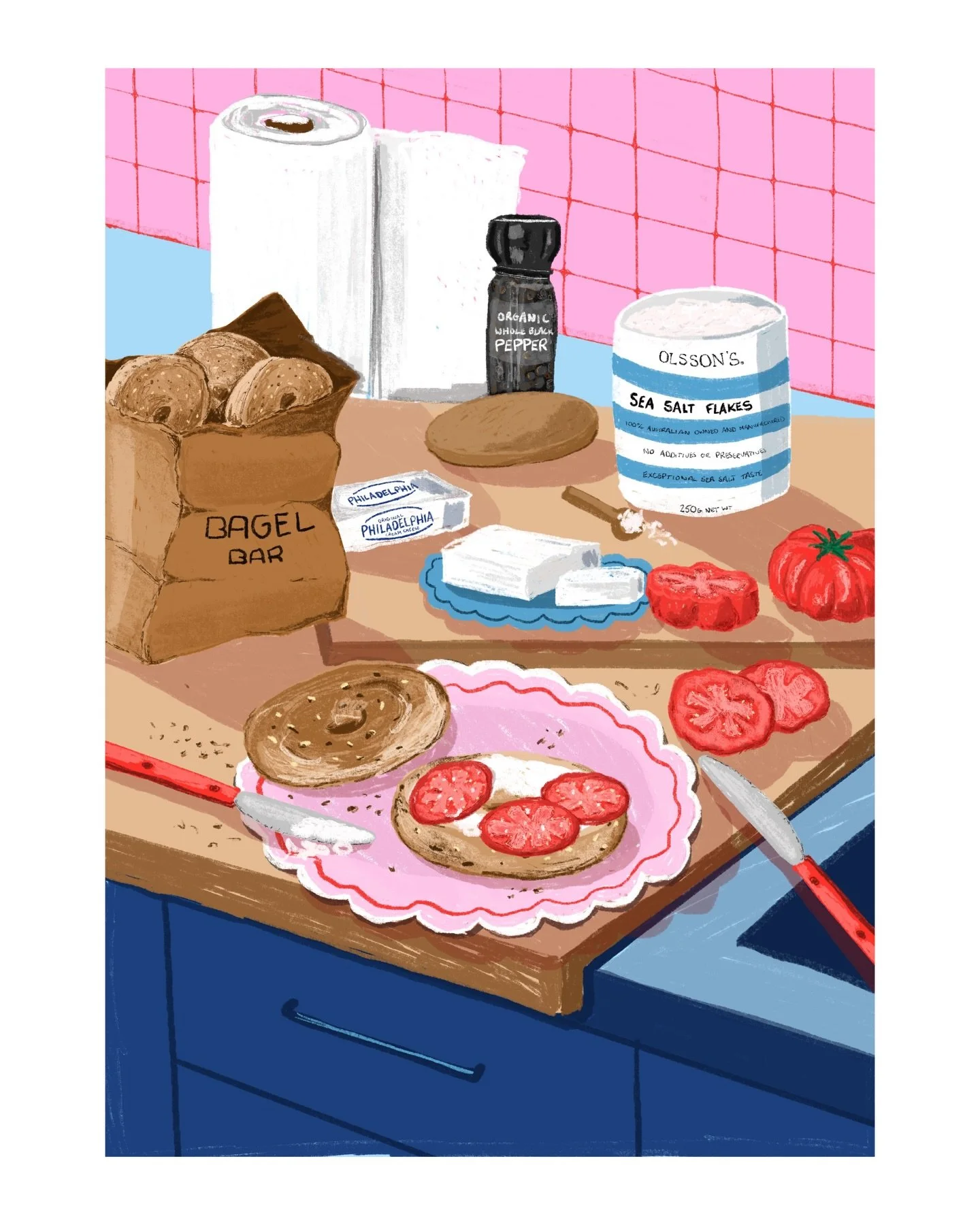 Introducing my Small Kitchen Bench series 🍅🥯

This series is inspired by my own kitchen struggles - not enough bench space, too much stuff!! From breakfast to dinner, our counter gets busy, as everyone&rsquo;s does. So I&rsquo;ve decided to put my 