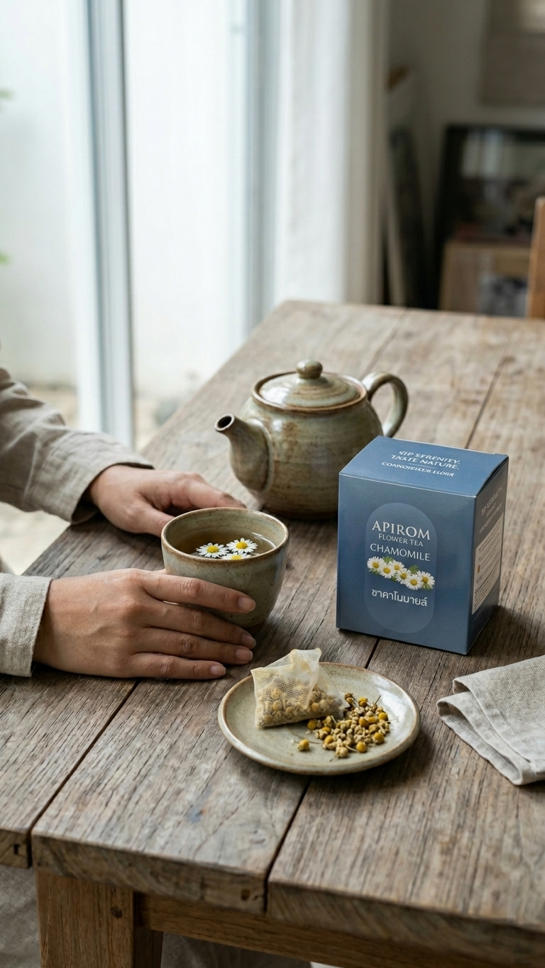 Apirom Nidhar Timeless Chamomile original flower tea