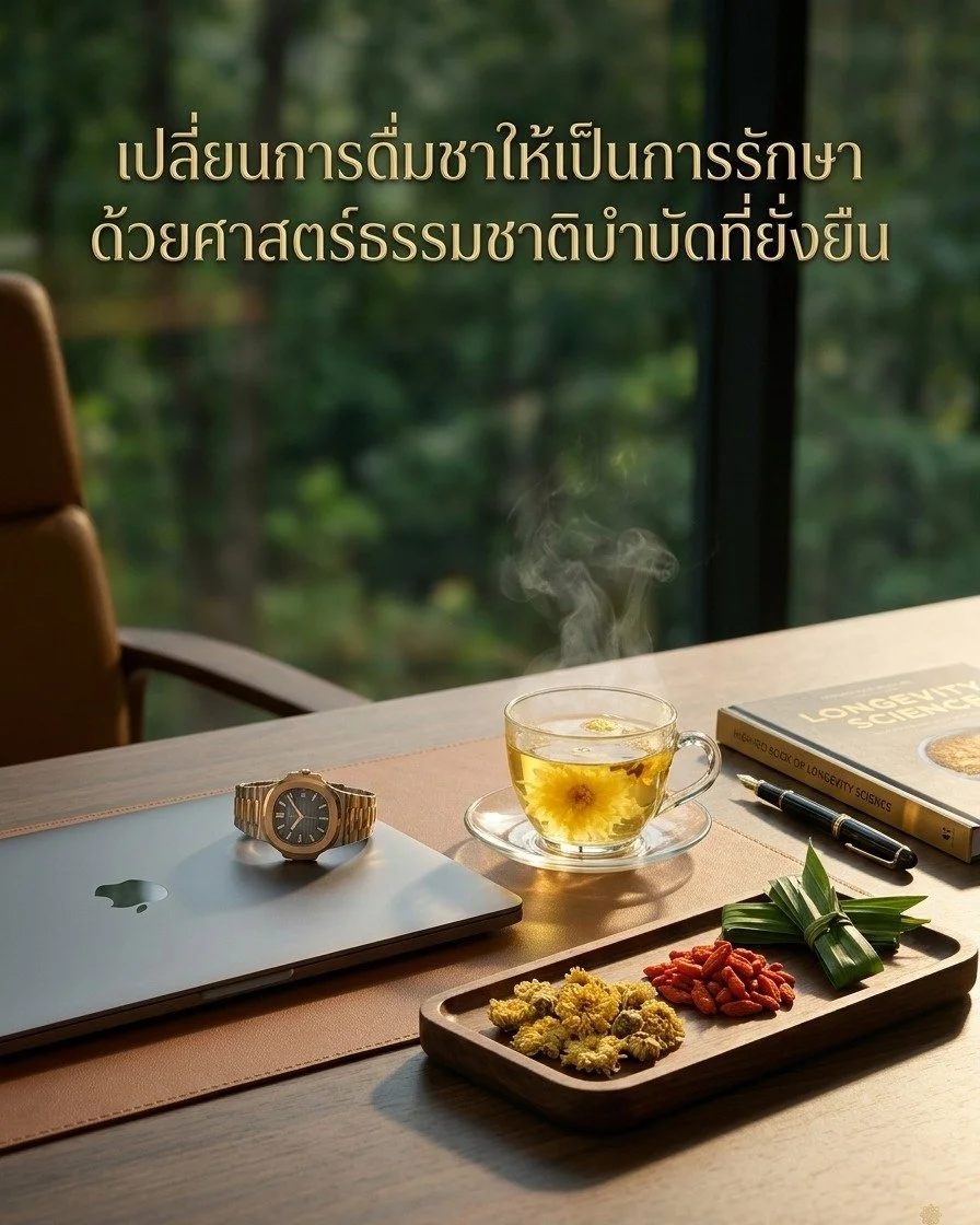 ยกระดับประสิทธิภาพการทำงานควบคู่ไปกับการชะลอวัย ด้วยการผสานพลังจากศาสตร์สมุนไพรไทย-จีนเข้ากับวิถีชีวิตแบบ Performance-Driven ของผู้นำยุคใหม่

สำหรับ High-Achievers ที่ต้องใช้สมองและความคิดตลอดเวลา การสะสมอนุมูลอิสระจากความเครียดคือศัตรูตัวฉกาจของ Lon