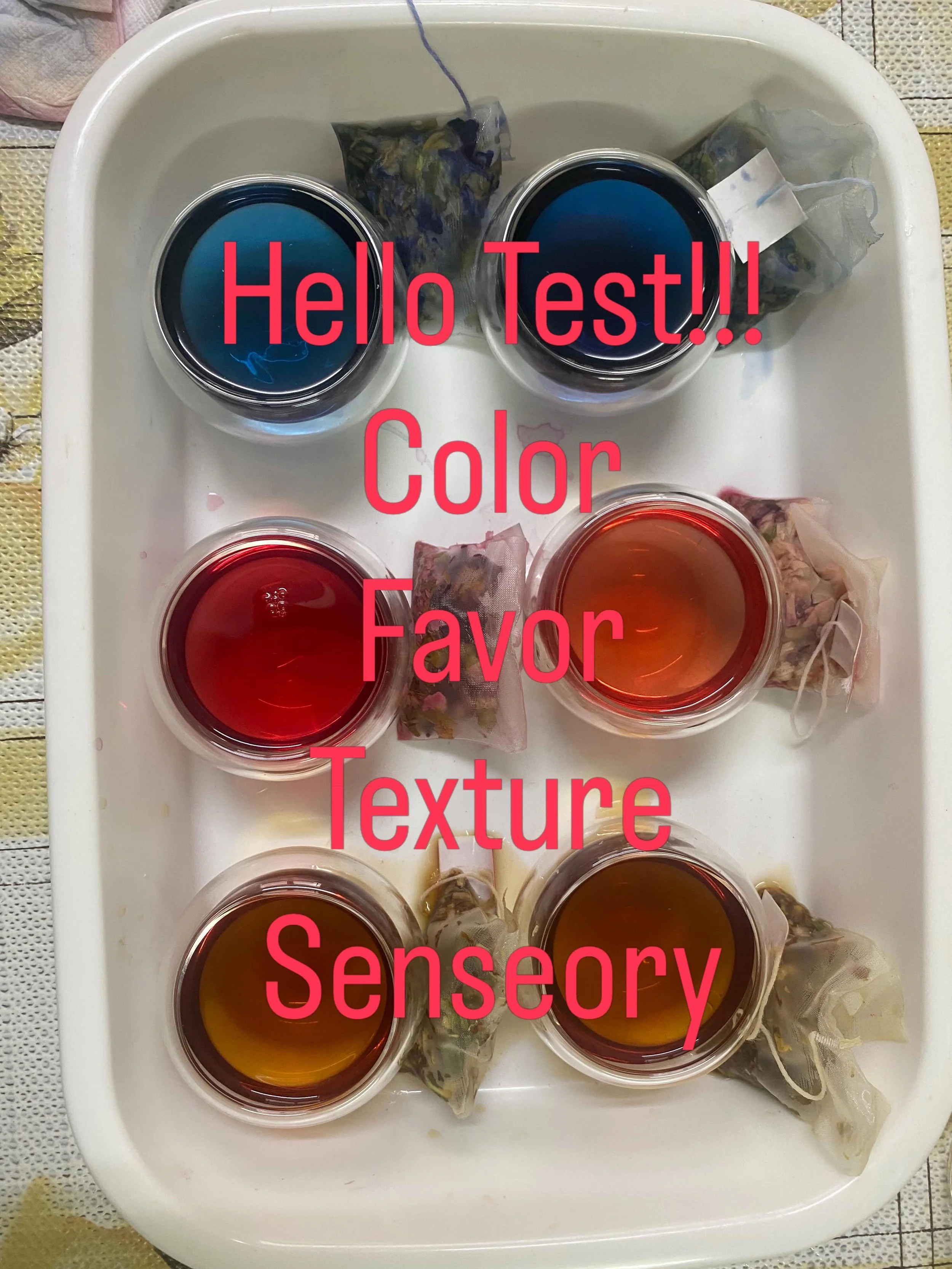 Hello!! Test test: color/ texture/ favor/ sensory สนุกดี อร่อยดี รอหน่อยนะ FC  It&rsquo;s coming soon!!! #apiromflowertea