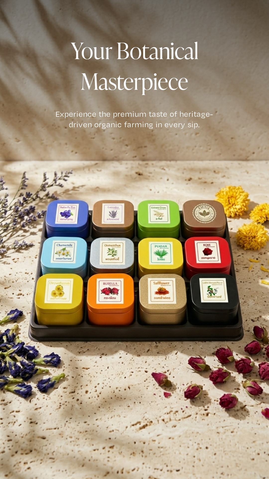 DIY Flower tea 12 flower tea Gift box