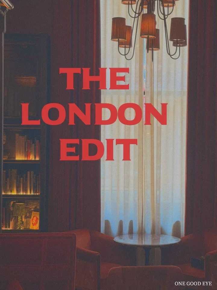 THE LONDON EDIT 
ONE GOOD EYE
EXCITING NEW THINGS ON THE WAY
👁️&zwj;🗨️
#london #vintage #furniture #homedecor #interiordesign