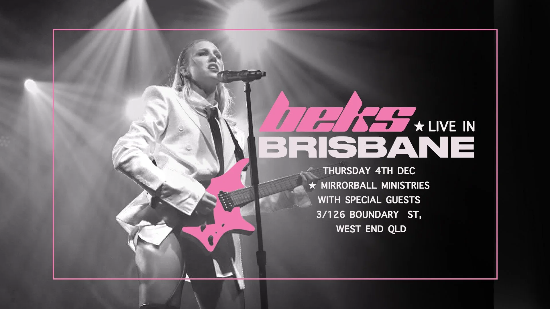 Beks Live in Latex Australia Tour