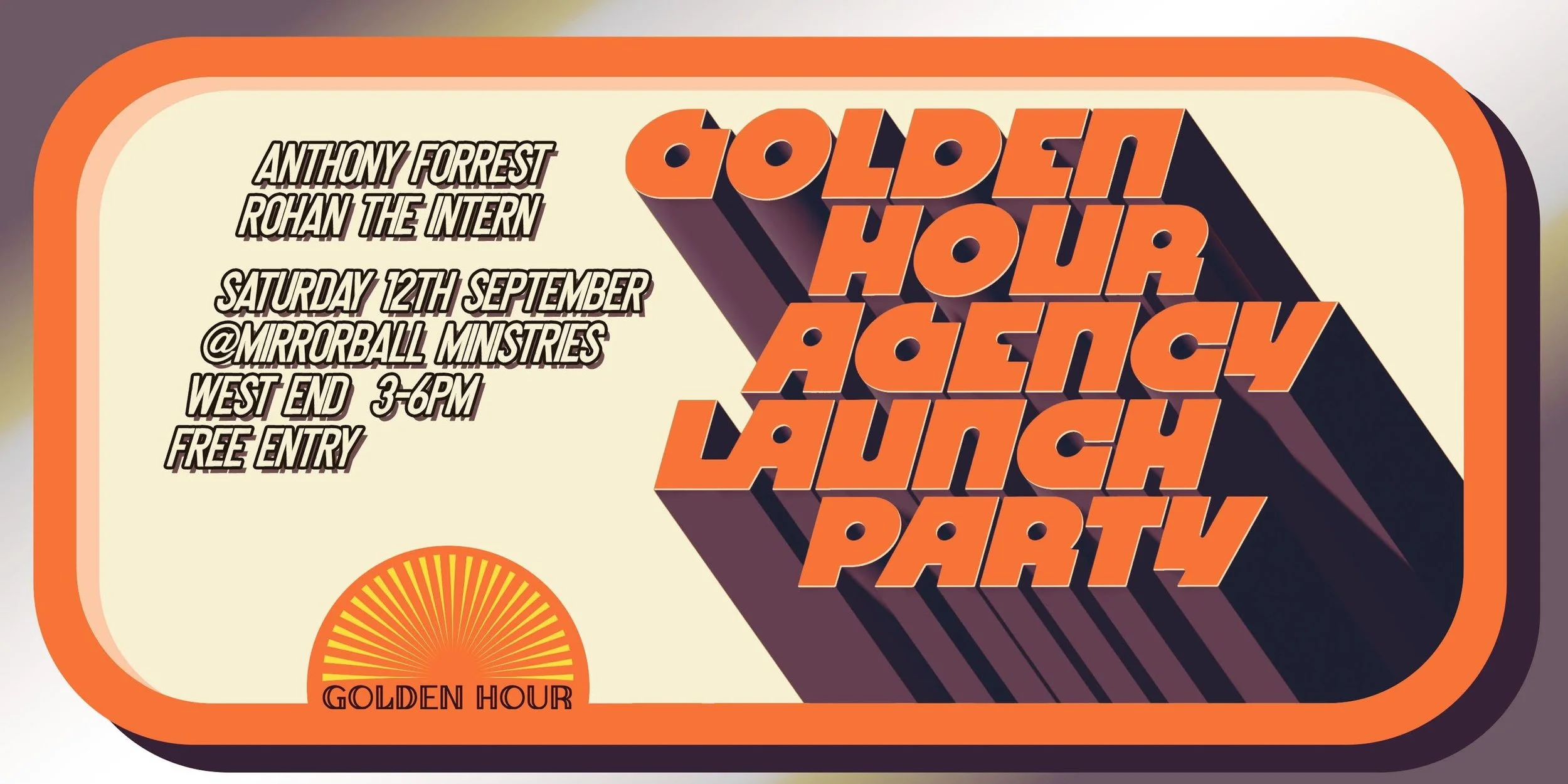 Golden hour: agency launch party